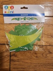 Dinosaur Themed ROAR Birthday Party Supplies Banner, Candles +More FREE SHIPPING