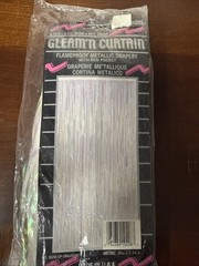 Vintage Beistle Curtain NIP Metallic Party Supply Drapery Backdrop
