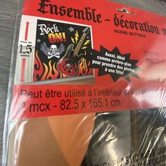 Rock-n-Roll Rock On Wall Decorating Kit Birthday Party Supplies Over 5ft In/Out