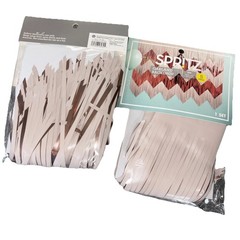 2x spritz backdrops Garland 5 Pieces Each Pink And Gold New