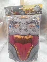 Jurassic World DInosaur Party Masks Set Of 8, NEW