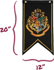 Conquest Journals Harry Potter Wizarding House Banner Flag Set, Multi-colored