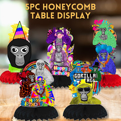 Gorilla tag Party Supplies happy birthday centerpiece decoration gift box favor
