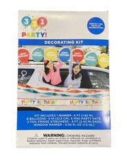 321 Party Decorating Kit Includes All You Need To Celebrate A Birthday, New