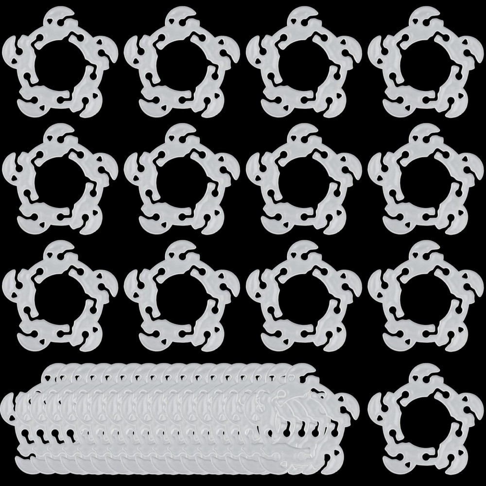 50 PCS Reusable Balloon Clips, Plastic Balloon Arch Connectors Balloon Garlan…