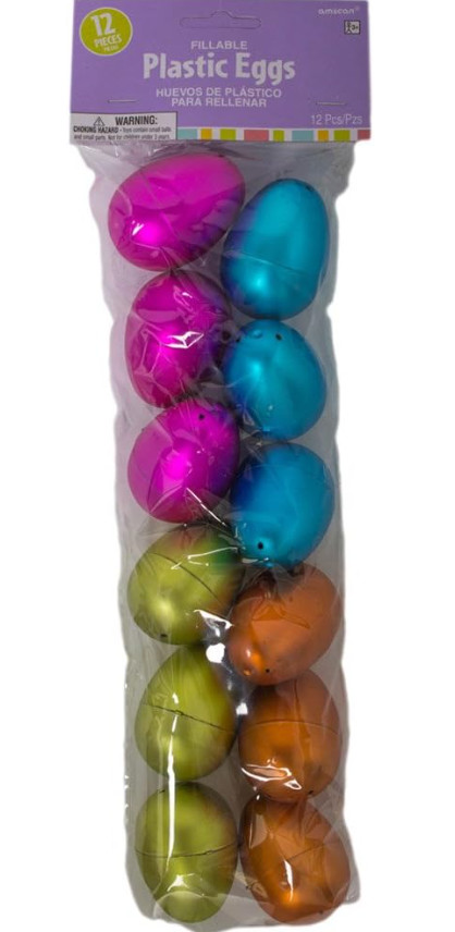 Metallic Eggs, Small, 2.3″, 12 Ct