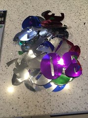 MULTI COLOUR Birthday 30 Age STRING DECORATIONS (7 feet long) {Amscan} (Party)