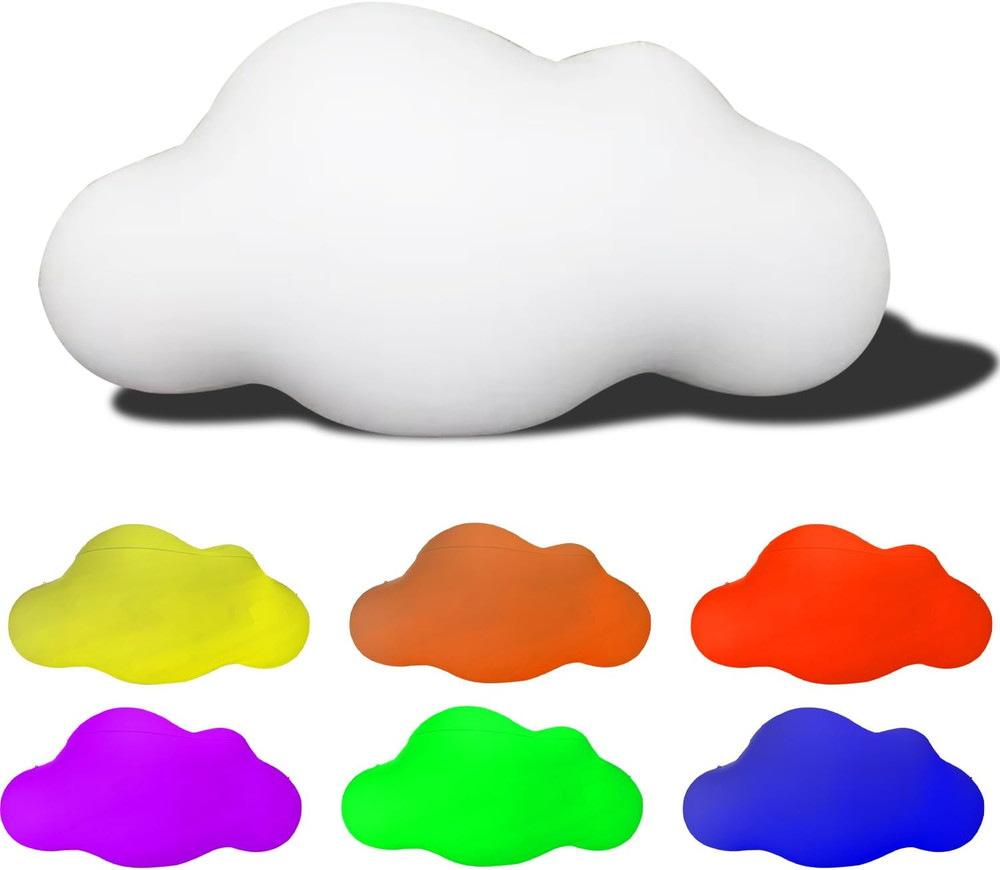 LED Inflatable Cloud Balloons for Wedding/Event/Party Decor (4.92ft)