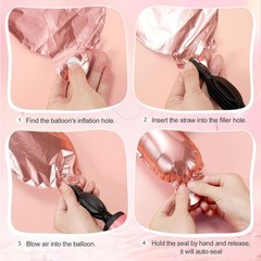 Rose Gold Happy Birthday Party Decorations for Women Happy Birthday Banner