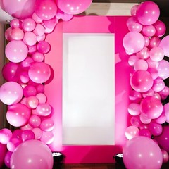 129pcs Premium Latex Different Sizes 18,12,10,5 Inches Balloons for Garland Arch