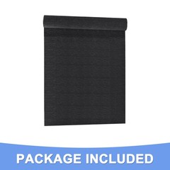 Crepe Paper Roll Paper Streamers 20 Inch x 7 Ft Black