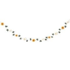 Felt Daisy Sunflower Garland – Flower Party Wall Hanging Decorations,Bohemian…