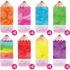 Colorful Pencils Cutouts for Classroom Bulletin Board Decoration Pencil Name …