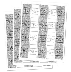 25th Anniversary Miniatures Candy Bar Wrapper, (Set of 60) Mini Candy Chocolate