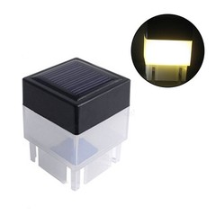 Solar LED Post Lights 4 Pack Energy Efficient Outdoor Lighting for Gardens