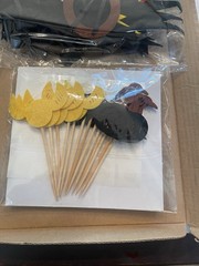 Harry Potter Party Supplies Bundle Napkins Favor Bags Cake Topper Photo Props