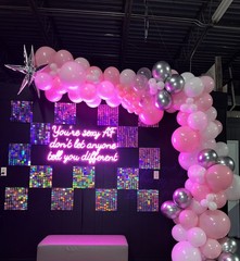 Shimmer Round Sequin Wall Backdrop 11 7/8″ Panel – Metallic Black on Black