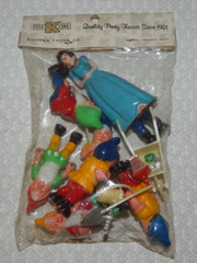 Vintage Snow White & the Seven Dwarfs Party Favors ~ Cake Toppers ~ NEW
