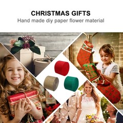 9Pcs Crepe Paper Rolls Assorted Colors Party Streamers Decoration Paper