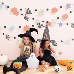 Pastel Halloween Garland Cute Halloween Decorations Pastel Spooky Party Pumpk…