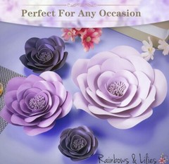 Rainbows & Lilies Large Paper Flowers Decorations for Wall, NEW STRAITS TIMES