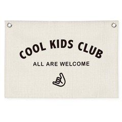 Playroom Decor, Cool Kids Club Canvas Banner，Wall Hanging for Baby Nursery Ro…