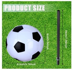 6-Pack Soccer Ball Cups with Straws & Lids – 15oz Tumblers – Party Favors