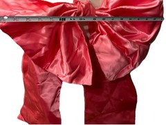 Giant Pink Satin Bow Barbiecore Wedding Baby Shower Decor Wall Hanging 17”