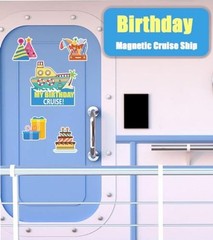 Birthday Cruise Door Decorations Magnetic for Cruise Ship Cabin Door Theme
