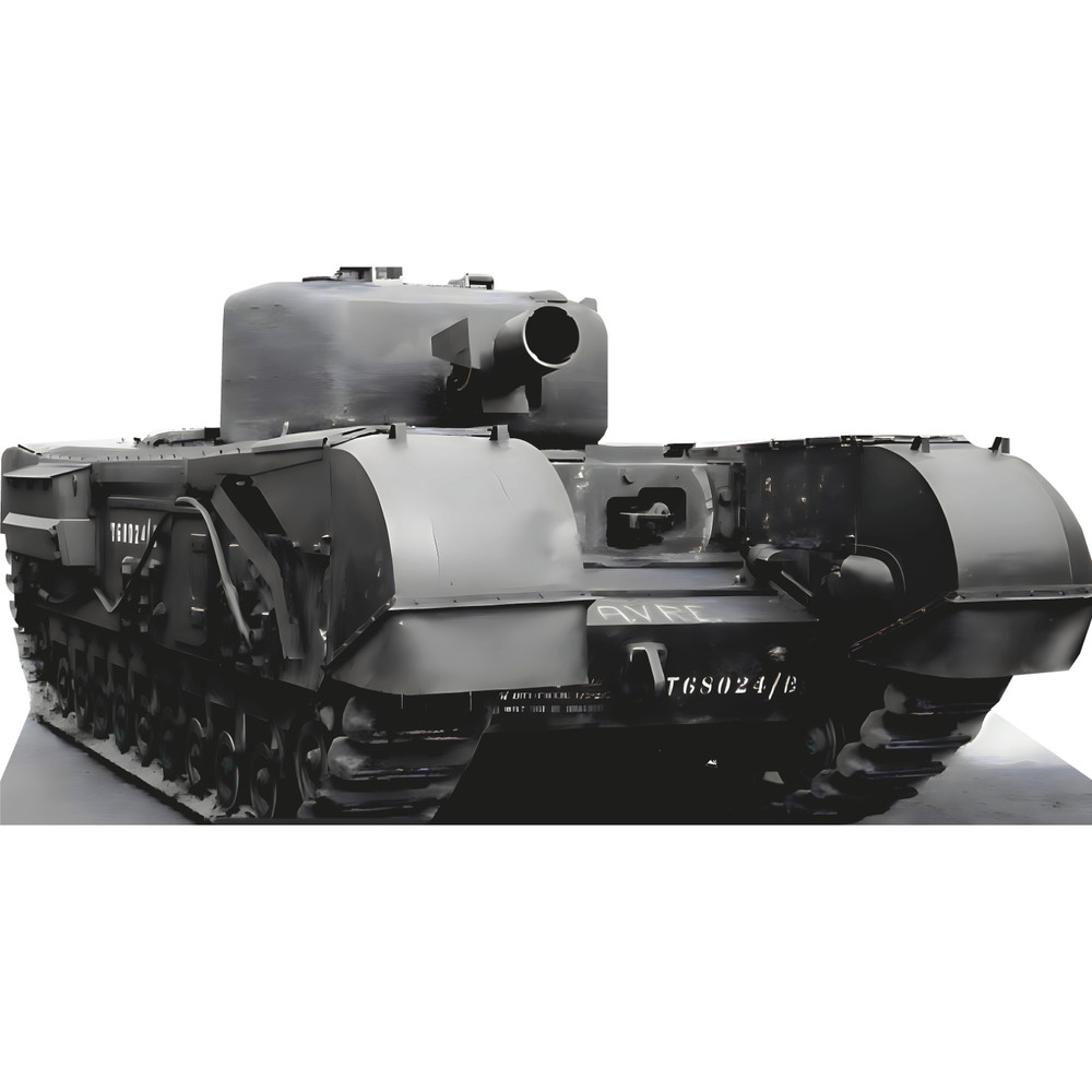 H37025 Operation Overlord Normandy D-Day Churchill Tank World War II 2 WWII Card