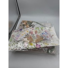 Baby in Bloom Shower Decoration Kit Pink Gold Floral Backdrop Balloon Box Set