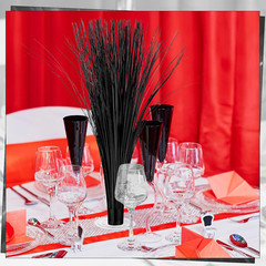 2 Pcs Metallic Spray Centerpieces Graduation Centerpieces for Tables Decorations