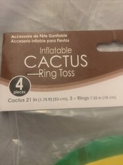 Inflatable Cactus Ring Toss (NEW)