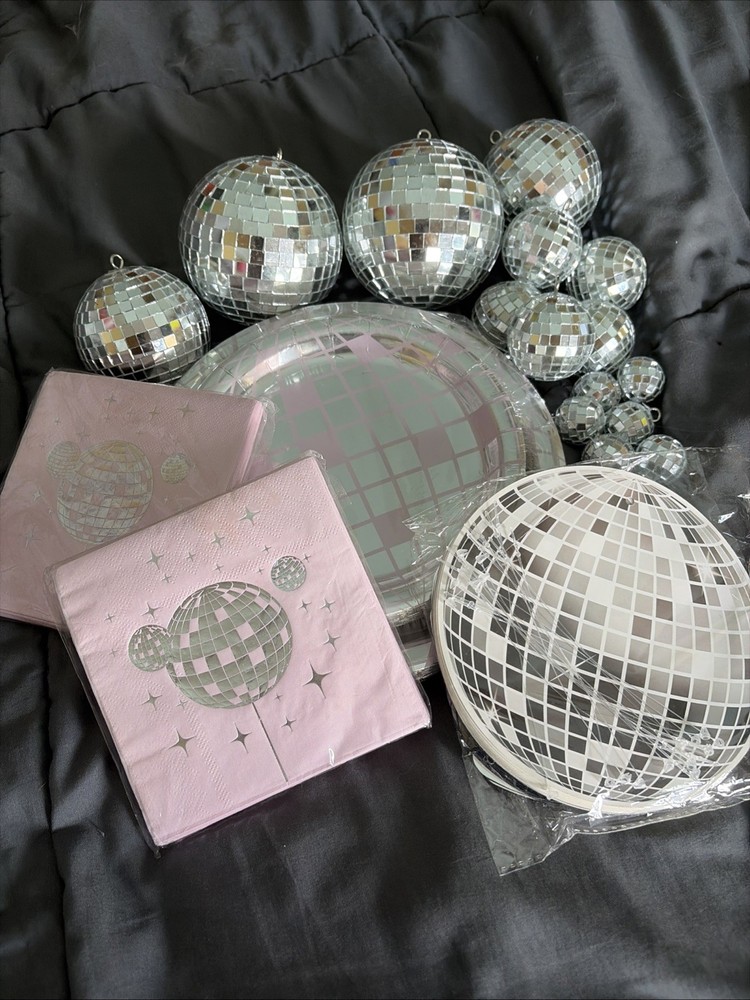 Disco ball Birthday Party /wedding/graduation/ summer/seventies Dancing Queen 17