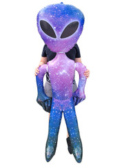 63″ Giant Galaxy Alien INFLATE (Vinyl) Inflatable Huge Alien Figures on Hang Tag