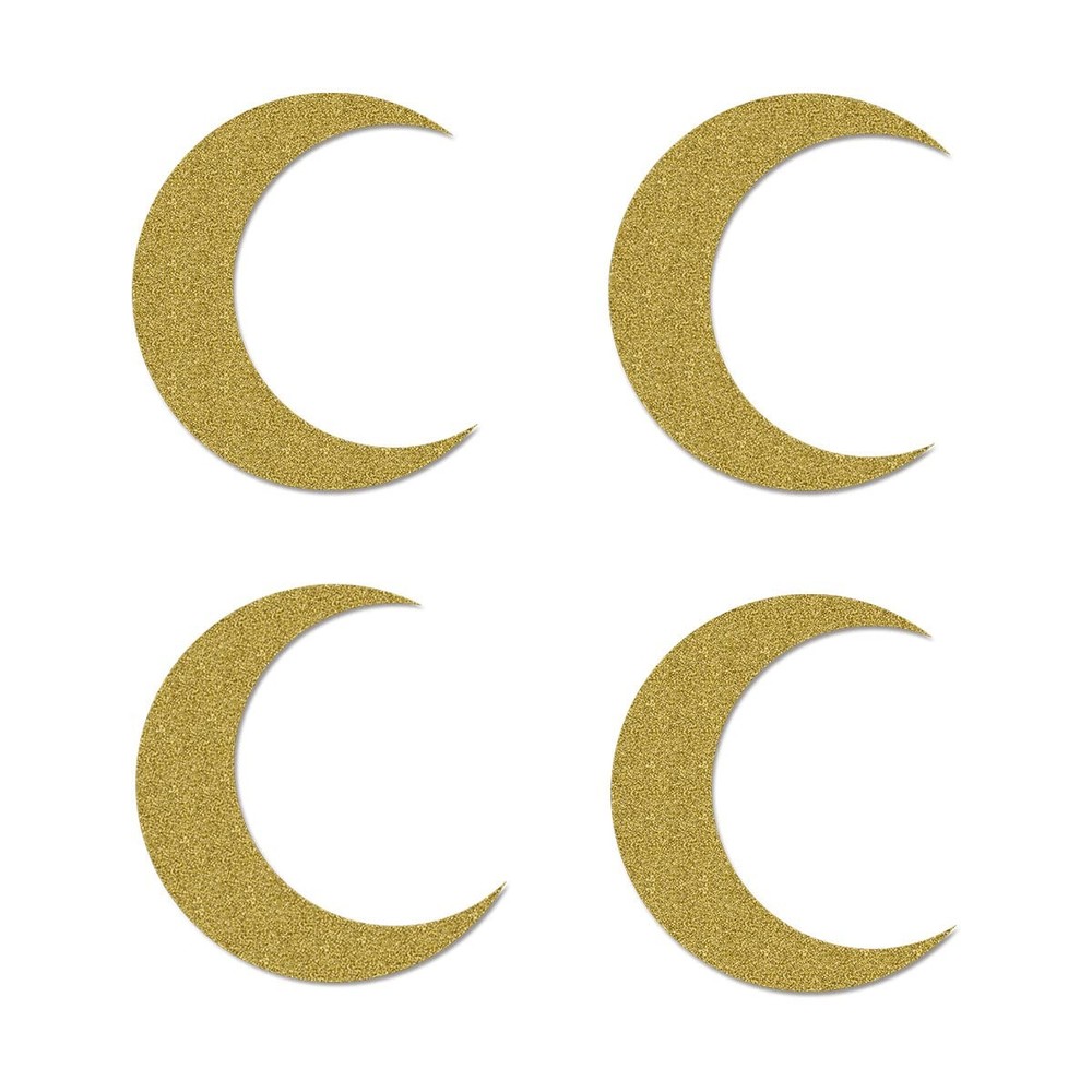 12 PCS Moon Cutouts Table Topper DoubleSided Birthday Baby Shower Decor