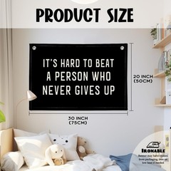 Inspirational Wall Decor, Office Motivational Wall Decor, Classroom Banner Ha…