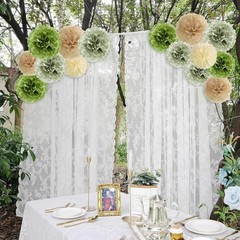 Olive Sage Green Tissue Paper Party Decorations Paper Flowers Decorations
