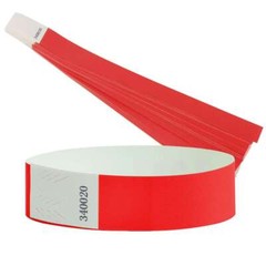 100 Pcs Paper Wristbands For Events Neon Color Wrist Multicolor Bands Concert