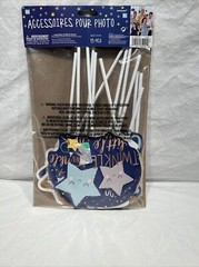 TWINKLE LITTLE STAR Photo Props Decorations Baby Shower Party Room Moon Pictures