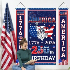 3 Pcs 250 Years of Freedom Decorations, 4th of July Decorations Outdoor, 250 …