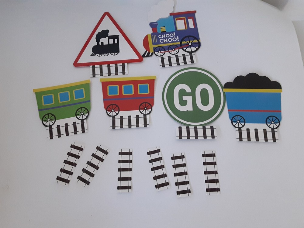 Trains Birthday Party Buffet Table Name Place Cards 6 Ct