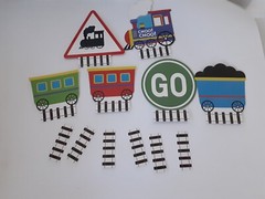 Trains Birthday Party Buffet Table Name Place Cards 6 Ct