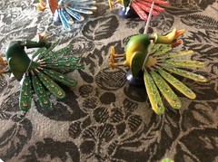 12 Qty Bobble Magnets -Peacock Party Favors Fun 🤩