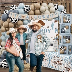 Exciting Cowboy Baby Shower Decorations Set – A Little Cowboy is on the Way!