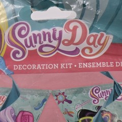 Sunny Day Birthday Party Decoration Kit 7 Piece Banner Hanging Nickelodeon