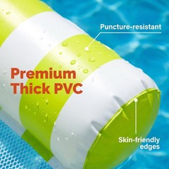Water Hammock Lounger Inflatable Pool Float Adults Multi-Purpose Floating Bed