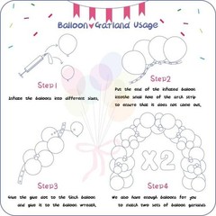 412pcs Rainbow Balloon Arch Kit Assorted Colors 18 12 10 5 Inch, Different Si…