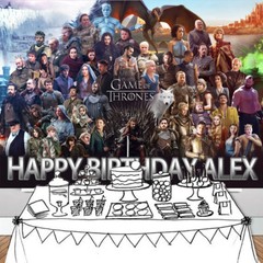 Game of Thrones Personalised Custom Banner Backdrop Party Supplies Birthday Gift
