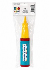 2-Pack Plastic Balloon Pump Handheld Latex Balloon Inflation Device 3•2•1 PARTY!